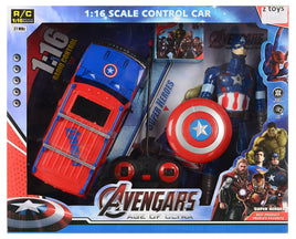 CAPTAIN AMERICA R/C RECHARGEABLE CAR