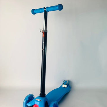 THREE WHEELED CHARACTER SCOOTER (GREEN, BLUE, PINK)